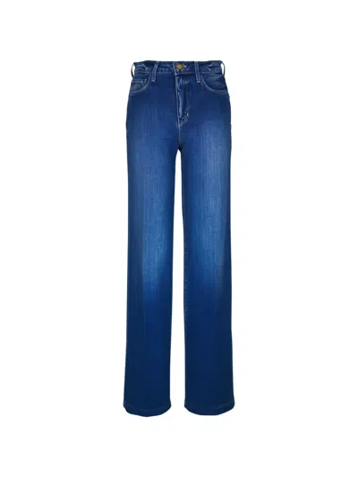 L'agence Scottie High-rise Haven Wide Leg Jean In Multi