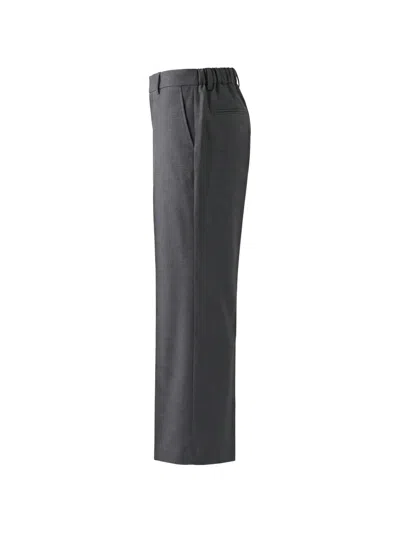 N°21 Elasticated-back Trousers In Gray