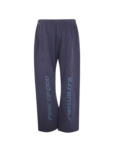 Essentials Drawstring Track Pants In Blue