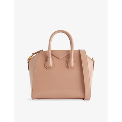 Givenchy Womens Blush Pink Gold Antigona Mini Leather Top Handle Bag In Pink