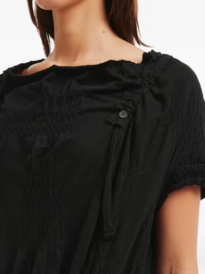 Y's Textured T-shirt In Black