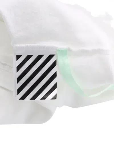 Pre-owned Off-white Crew-neck T-shirt In White