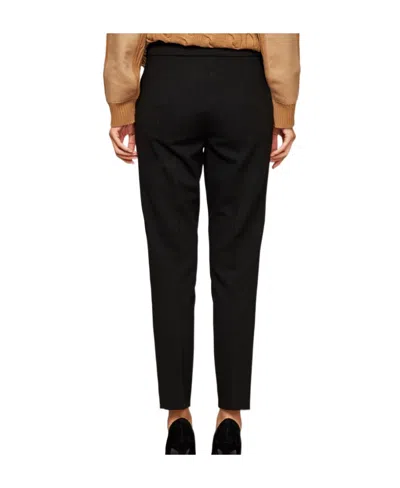 Max Mara Nine Pants In Black