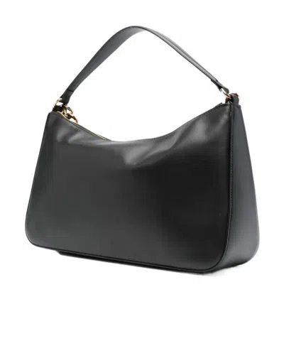 Twinset Liliane Chain-embellished Shoulder Bag In Black