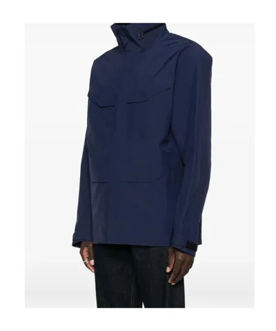 Veilance Flap-pocket Lightweight Jacket In Blue