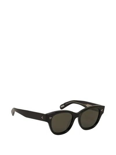 Oliver Peoples Kasdan 51mm Rectangular Sunglasses In Black