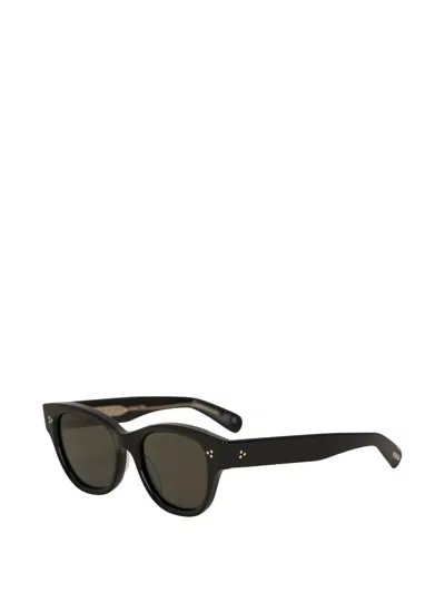Oliver Peoples Kasdan 51mm Rectangular Sunglasses In Black