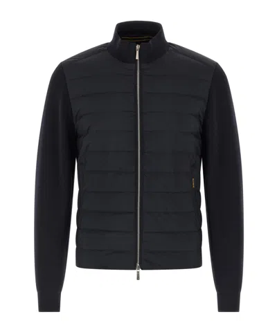 Moorer Duncan High-neck Quilted Jacket In Black