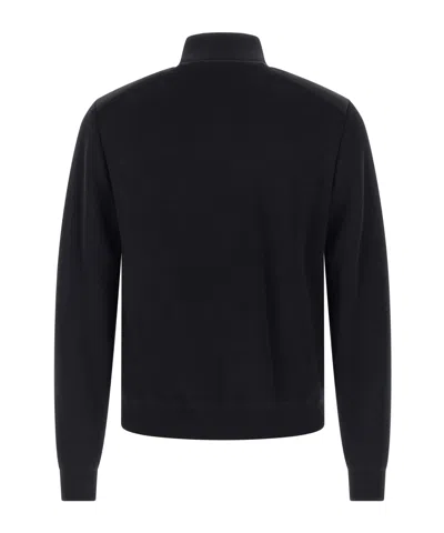 Moorer Duncan High-neck Quilted Jacket In Black