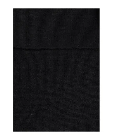 Lemaire Cocotte-stitch Scarf In Black