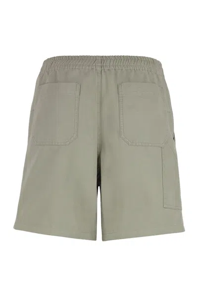 Apc A.p.c. Norris Cotton Bermuda Shorts In Green