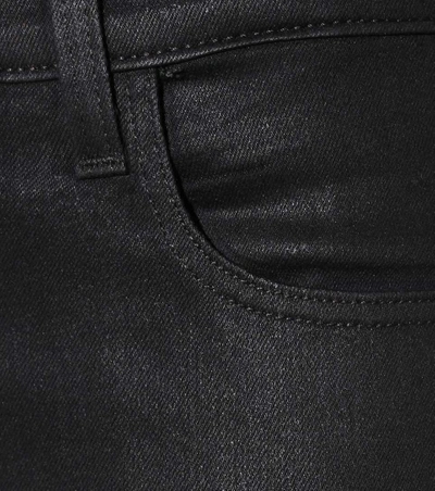 Shop J Brand Mid-rise Super Skinny Jeans In Black