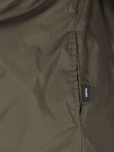 Aspesi Jacket With Chest Pockets And Long Sleeves In Green