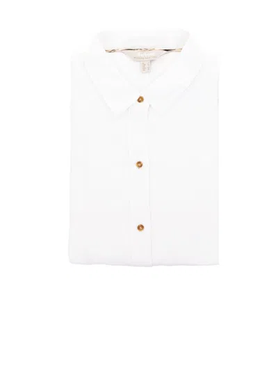 Barbour Buttoned Shirt In White