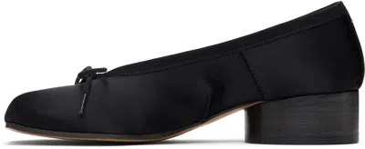 Maison Margiela Women Black Bow Ballet Flats, 7.5 Luxury Ballet Flats For Women Darveys