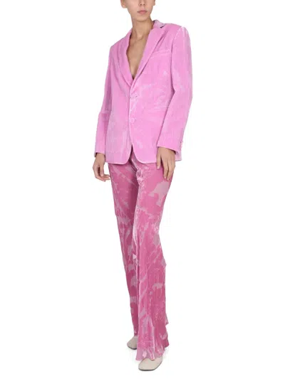 Etro Maxi Paisley Patterned Jacket In Pink