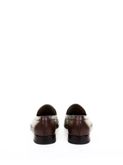 Fratelli Rossetti Flli Lipsticks Leather Moccasin With Nappine In Brown