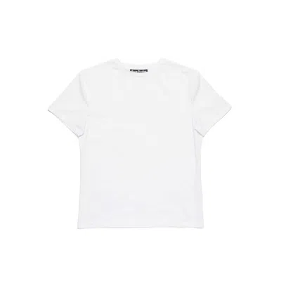 Acne Studios Men T-shirt In Cotone Con Logo In White