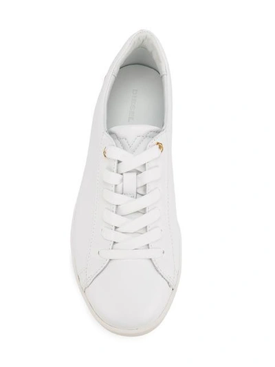 Shop Diesel S-olstice Lace-up Sneakers In White