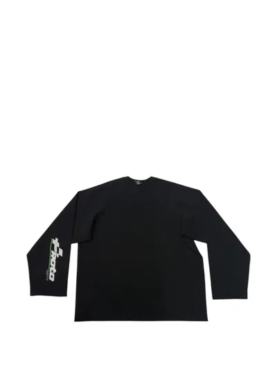 Prototypes Logo-print Long-sleeve T-shirt In Black