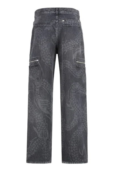 Givenchy Cargo Jeans In Gray