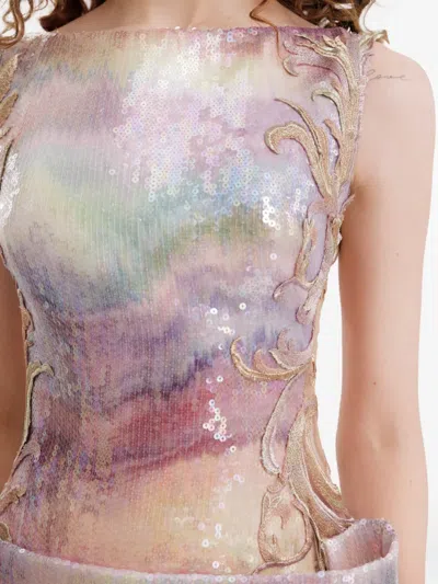 Gemy Maalouf Patterned Maxi Dress In Multi