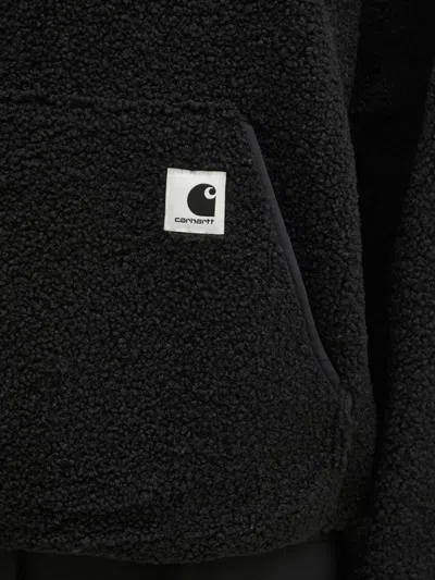 Carhartt Logo-patch Sweatshirt In Black