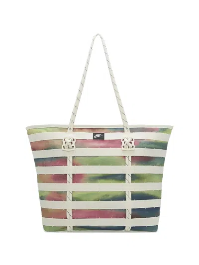 Nike Sail Striped Tote Bag In Multi
