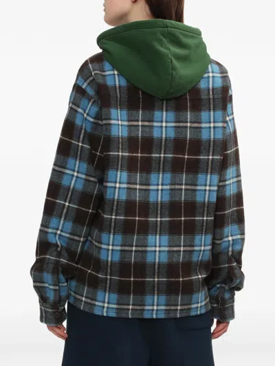 Apee By A Bathing Ape Check Patch Pocket Shirt In Multi
