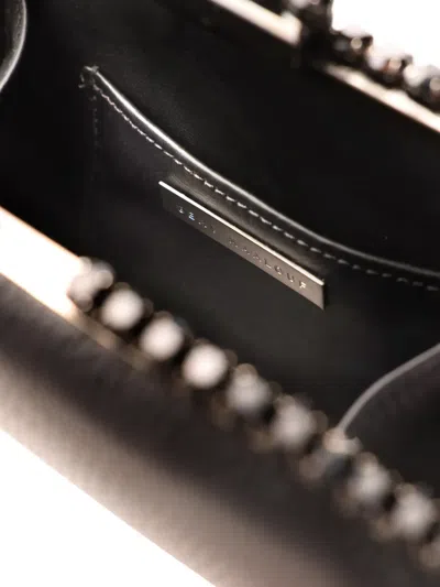 Gemy Maalouf Leather Clutch Bag In Black