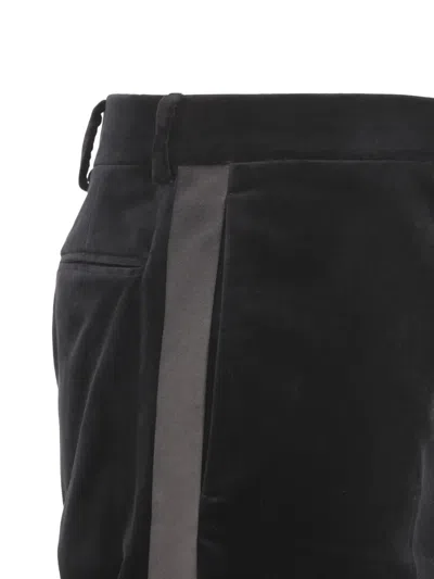 Ferragamo Lapel Jacket In Black