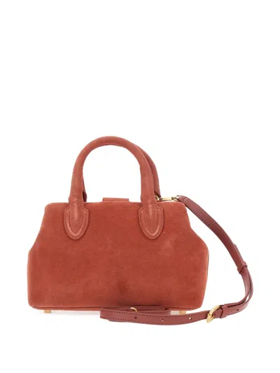 Schell Small Logo-lettering Tote Bag In Orange