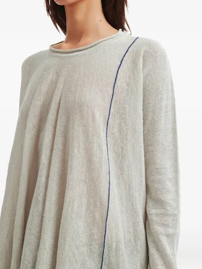 Y's Line Raw Edge Top In Multi