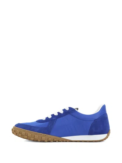 Givenchy Low Top Sneakers Round Toe Rubber Sole In Blue