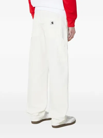 Carhartt Logo-patch Cargo Pants In Neutral