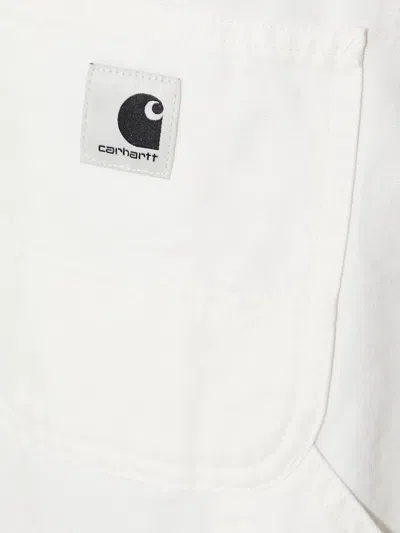 Carhartt Logo-patch Cargo Pants In Neutral