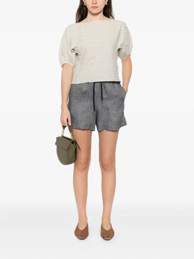 Eleventy Drawstring Shorts In Gray