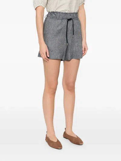 Eleventy Drawstring Shorts In Gray