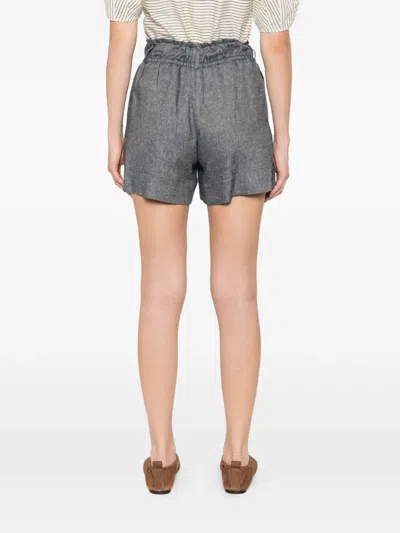 Eleventy Drawstring Shorts In Gray