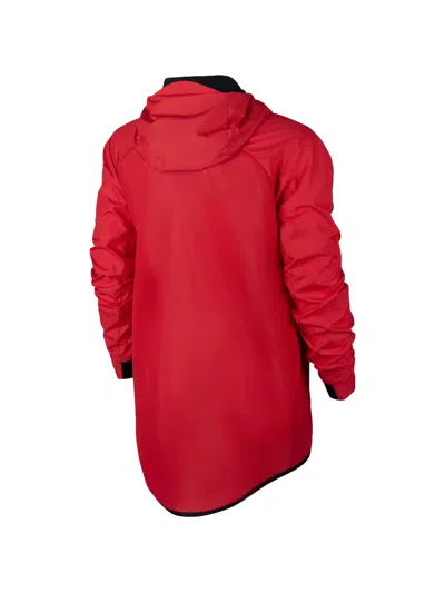 Nike Tech Hypermesh Wind Runner Athletic Jacket In Red
