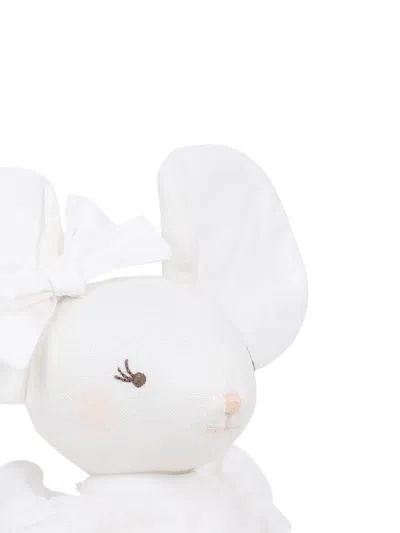 Chloé Ruffled Mouse Toy In White