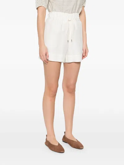 Eleventy Drawstring Shorts In Neutral
