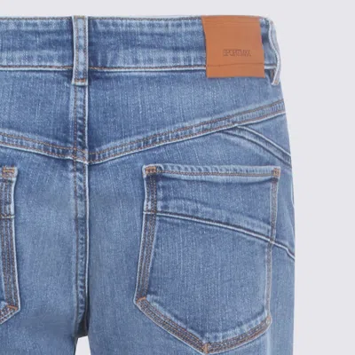 Sportmax Belt Loop Jeans In Blue