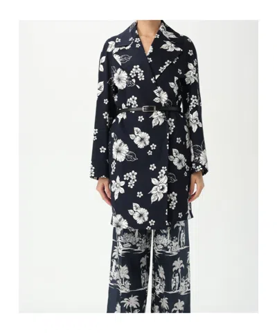Max Mara Studio Viterbo Overcoat In Black