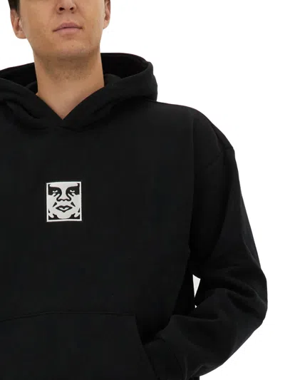 Obey Sweatshirt With Print In Black