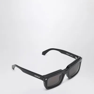Off-white Clip-on Square Sunglasses In Black