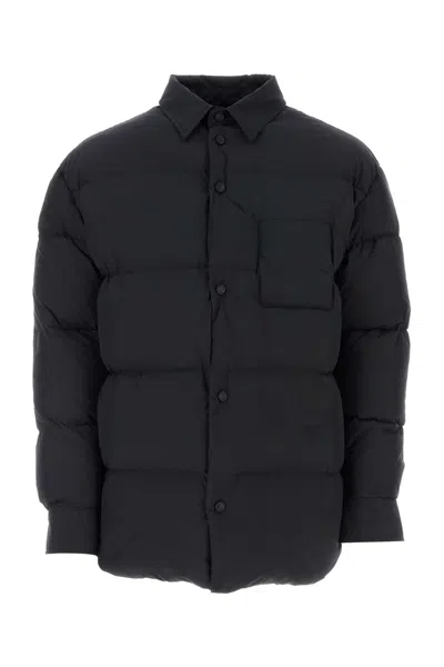 Off-white Off White Men Black Polyester Down Jacket In Black
