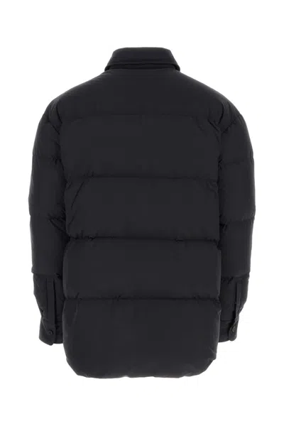 Off-white Off White Men Black Polyester Down Jacket In Black