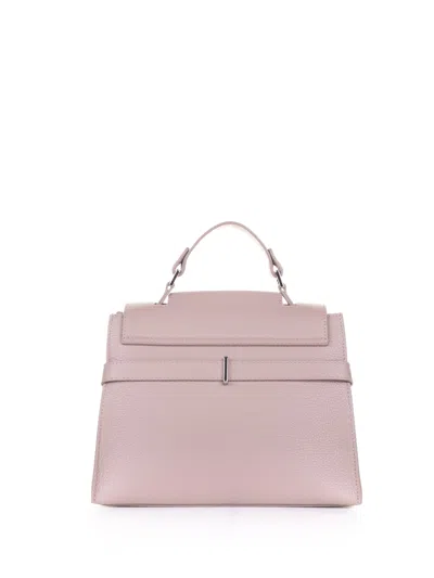 Orciani Sveva Sense Small Antique Pink Bag With Shoulder Strap In Pink