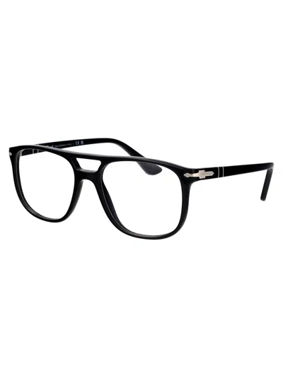Persol Black Acetate Optical Glasses In Black